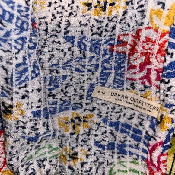 Urban outfitters UO Sherri Strapless Smocked floral shorts Romper small S - Picture 5 of 7